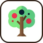 Red Black Tree SVG Icon